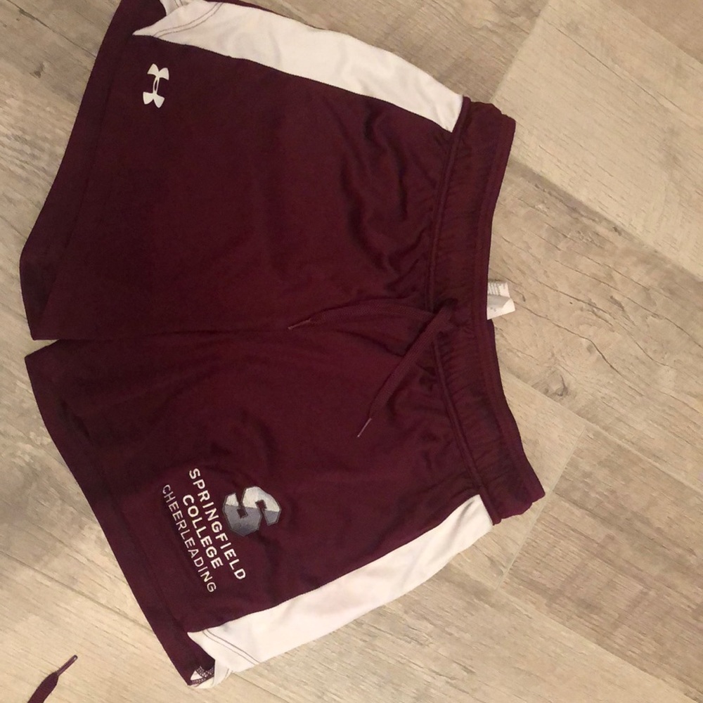 Springfield College Cheer under armour shorts